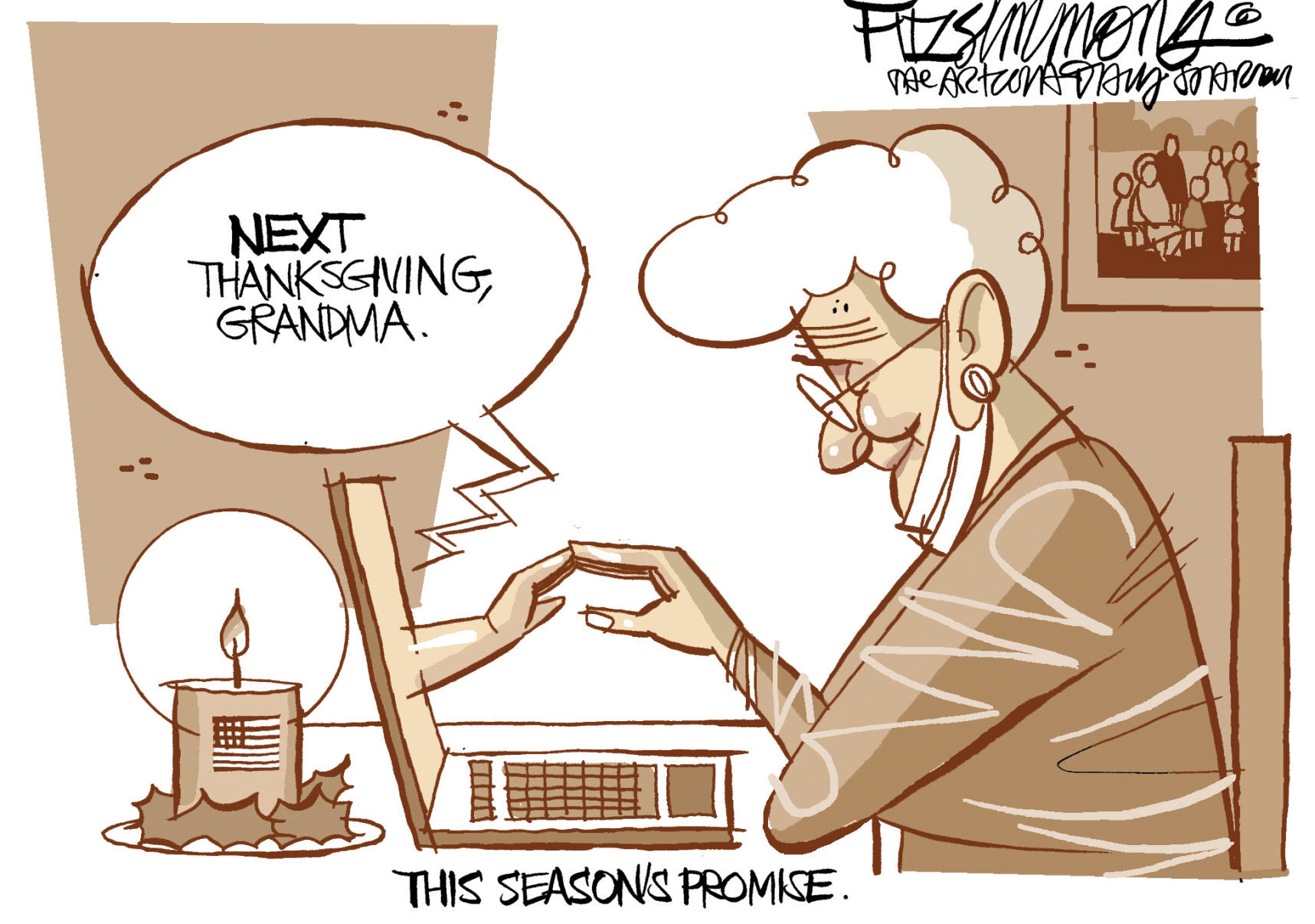 Daily Fitz Cartoon: Thanksgiving 2020